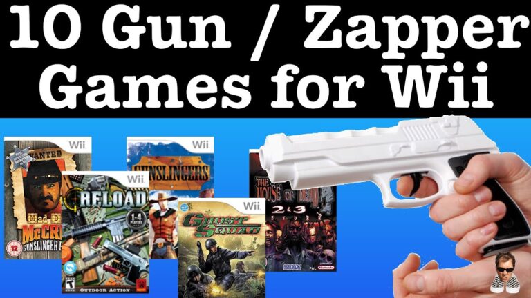10 Wii Light GUN / Zapper Games