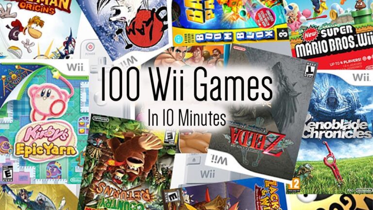 100 Nintendo Wii Games in 10 Minutes