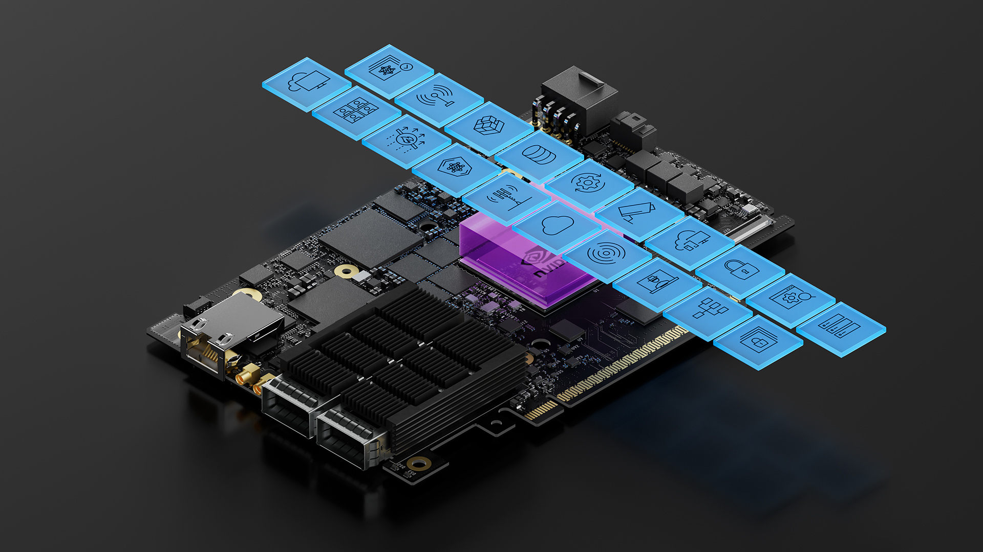 A picture of a computer chip.