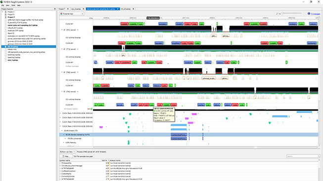 Nsight systems provides visualization of app performance on HPC servers Nsight systems provides visualization of app performance on HPC servers