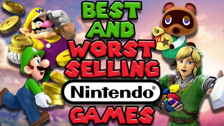 The Best and Worst Selling Games For Every Nintendo Console