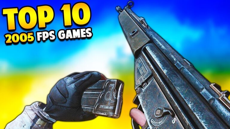 Top 10 Best FPS Video Games from 2005