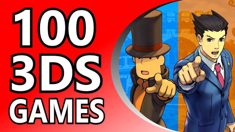 Top 100 3DS Games (Alphabetical Order)