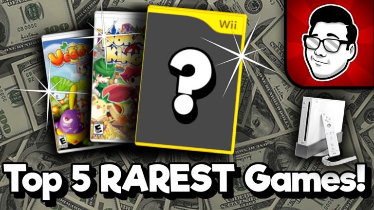 Top 5 RAREST Wii Games! (USA) | Nintendrew