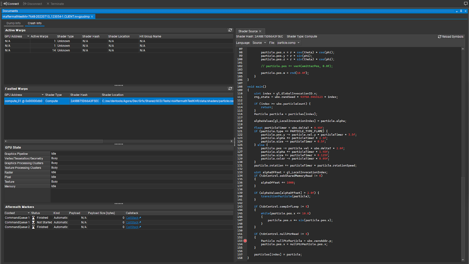 Nsight Aftermath Monitor and Nsight Graphics integration Nsight Aftermath Monitor and Nsight Graphics integration